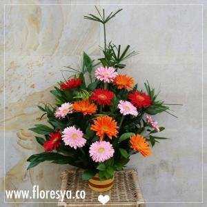 Arreglos En Gerberas ▻ ❀ Floristeria En Bogota【Flores A Domicilio  Bogotá】Tienda Online ✓