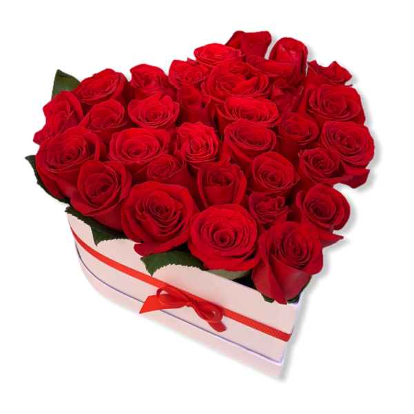 Floristeria Bogota &Raquo; Baul Corazon X 36 Rosas