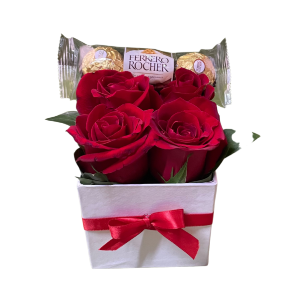Floristeria Bogota &Raquo; Caja Rosas Mini Y Chocolates
