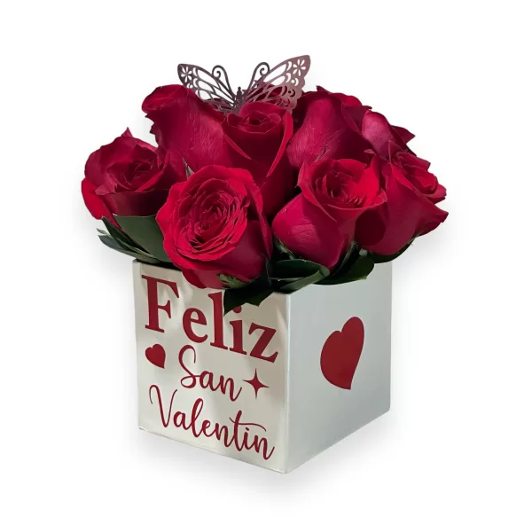 Floristeria Bogota &Raquo; Cajita Rosas Magicas San Valentin